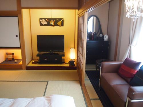Habitación Doble para no fumadores con zona de tatami - 2 camas del hotel Oyado Koto No Yume. Foto 2