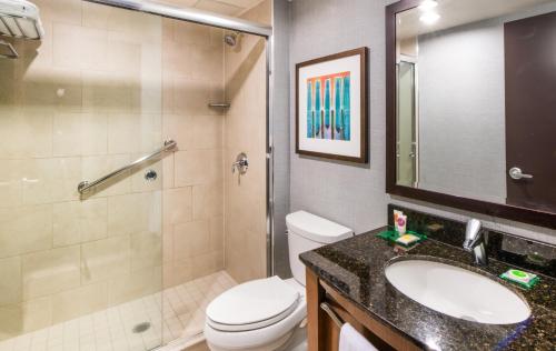 Habitación con vistas y cama extragrande del hotel Hyatt Place New York Midtown South. Foto 6