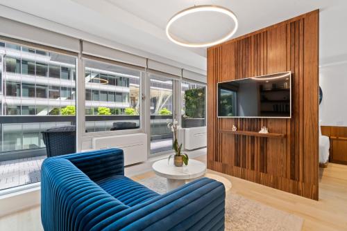 Suite Lujo Balcón o Terraza 1 Cama super king del hotel The Gotham Hotel