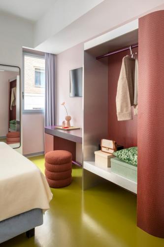 Habitación Doble Estándar del hotel Moderno Roma. Foto 4