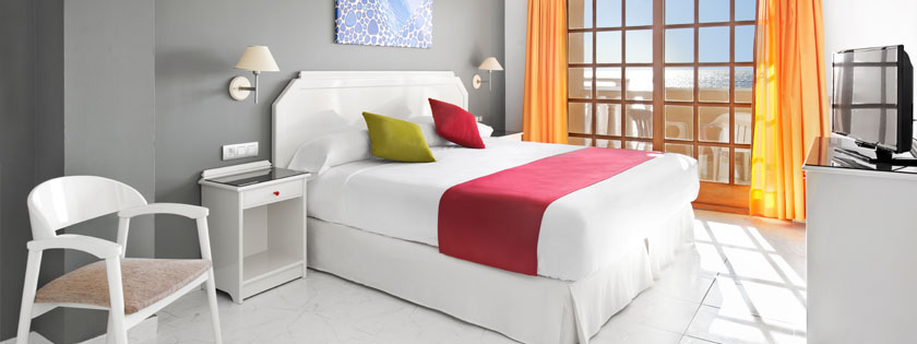 Habitación doble Vista Mar Lujo del hotel Elba Castillo San Jorge & Antigua Suite Hotel