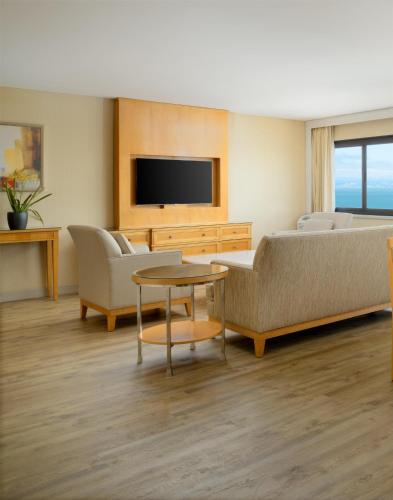Suite Estudio con cama extragrande del hotel Hilton San Francisco Airport Bayfront. Foto 2