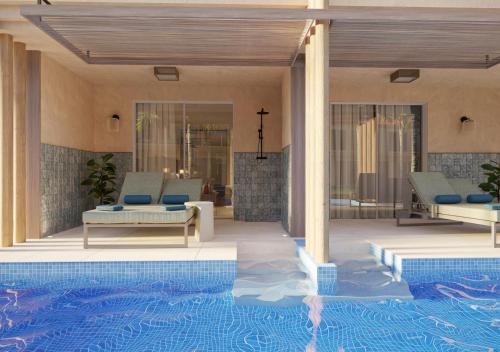 Suite Junior Emblem con acceso directo a la piscina del hotel HD Lobos Natura Fuerteventura