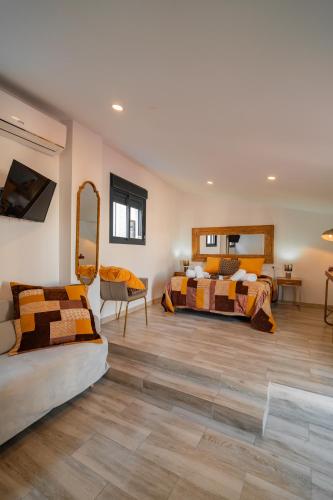 Habitación Doble con terraza del hotel Center Suites San Eloy