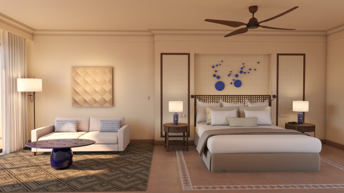 Junior suite Vista Piscina del hotel Secrets Bahía Real Resort & Spa Adults only