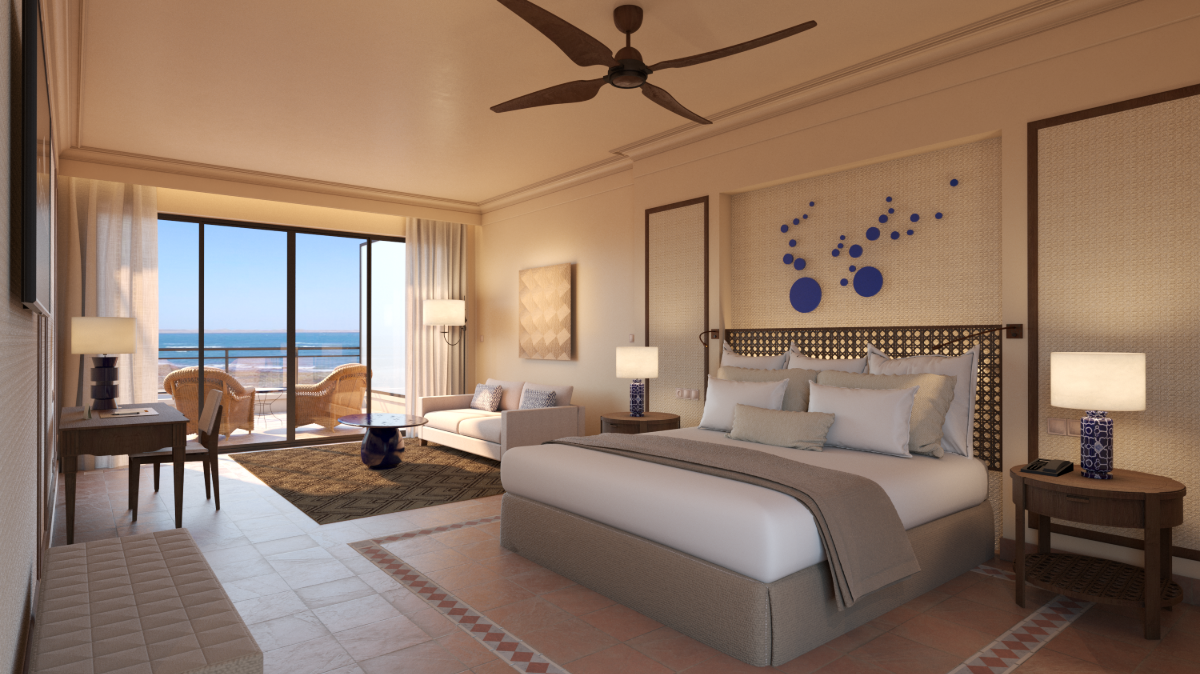 Junior suite Vista Parcial Mar del hotel Secrets Bahía Real Resort & Spa Adults only