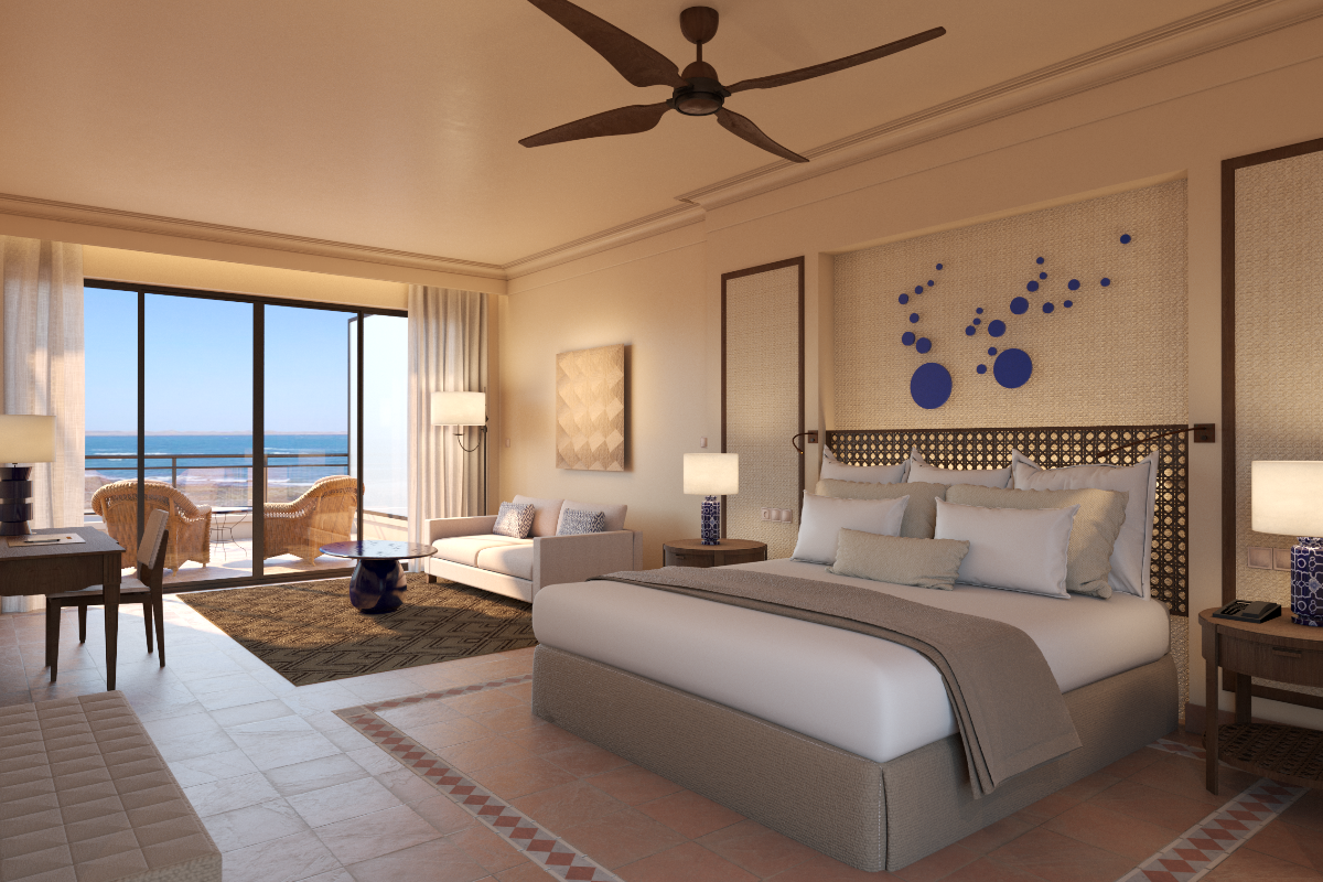 Junior suite Vista Mar Lujo Club del hotel Secrets Bahía Real Resort & Spa Adults only