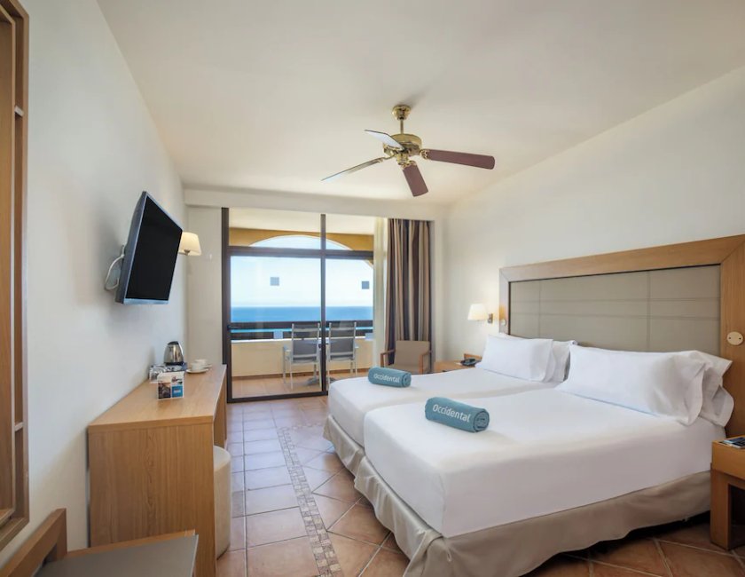 Habitación Deluxe, vistas al mar del hotel Occidental Jandia Playa
