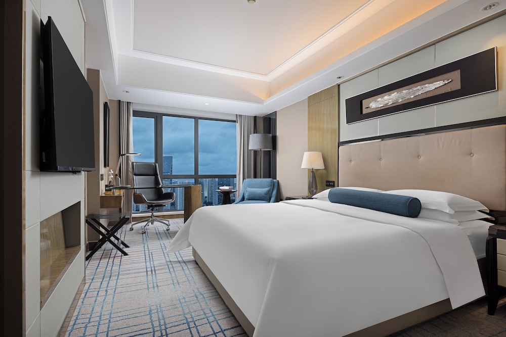 HABITACIÓN SUPERIOR, 1 Cama King Size del hotel Pullman Shanghai Jing An. Foto 6