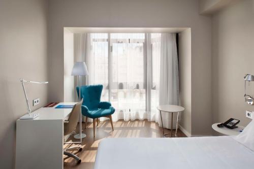 Habitación doble Vista ciudad 1 Cama doble del hotel Nh Las Palmas Playa Las Canteras. Foto 4