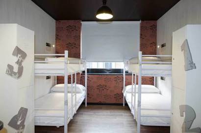 Habitación compartida Baño compartido del hotel Room00 Ventura