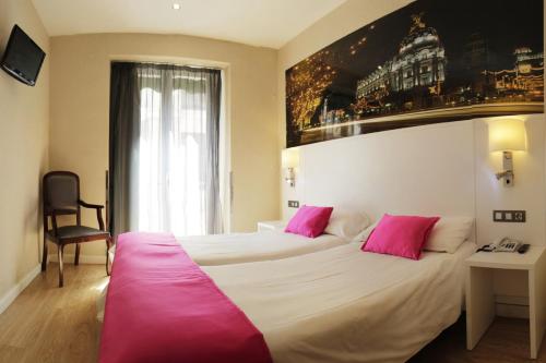 Habitación doble con balcón del hotel Olmedo