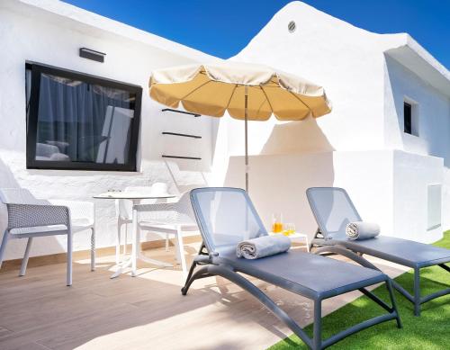 Junior suite Vista Jardin Balcón o Terraza Exterior del hotel Club Maspalomas Suites and Spa - Adults Only. Foto 11