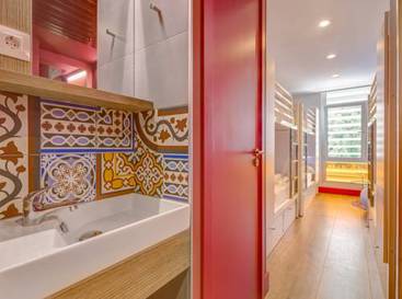 Habitación compartida Baño compartido Solo para mujeres del hotel Generator Barcelona