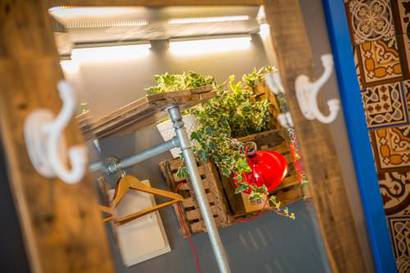 Habitación doble Lujo Balcón o Terraza del hotel Generator Barcelona. Foto 2