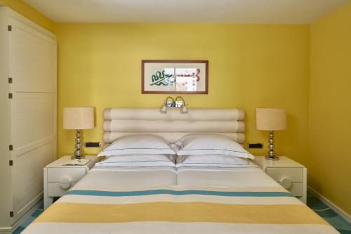 Junior suite Vista Mar Lujo Vista Piscina Vista Jardin 2 Camas individuales del hotel Seaside Palm Beach. Foto 1