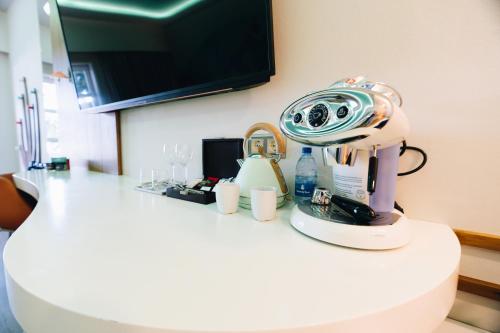 Habitación Doble con terraza y vistas a la piscina del hotel LIVVO Puerto de Mogán. Foto 8