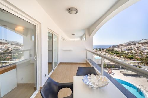 Apartamento de 1 dormitorio con vistas parciales al mar del hotel Altair. Foto 83