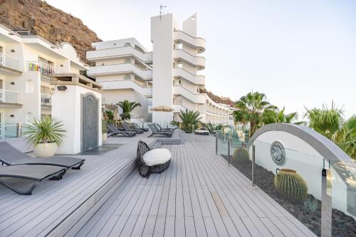 Apartamento de 1 dormitorio con vistas parciales al mar del hotel Altair. Foto 27