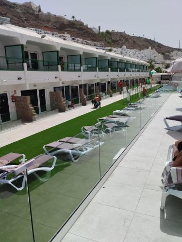 Apartamento de 1 dormitorio con vistas a la piscina del hotel Apartamentos Florida Gran Canaria