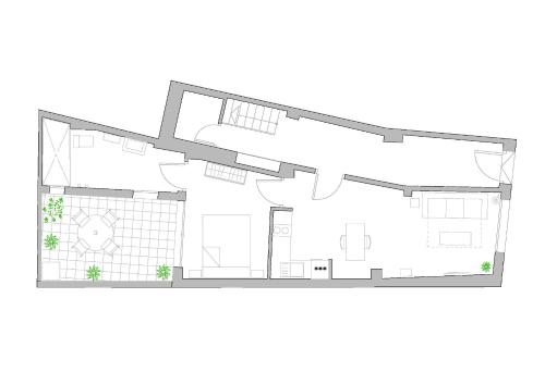 Apartamento de 1 dormitorio - Planta baja - PE1 Plaza Europa 2 del hotel The Zentral Suites and Apartments. Foto 5