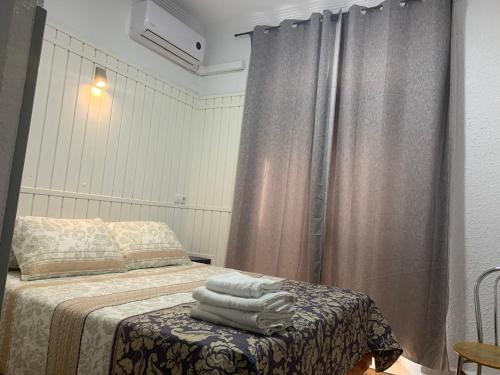 Habitación Doble con baño privado del hotel Alcobia
