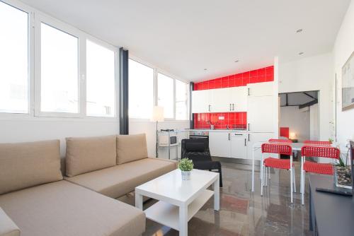 Apartamento de 1 dormitorio con terraza del hotel Calle Rosario