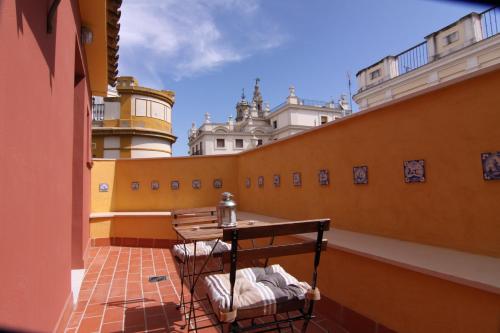 Apartamento de 1 dormitorio con terraza del hotel Living Sevilla Apartments Catedral