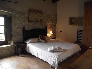 Habitación doble del hotel Turisme Rural Mas Ramades
