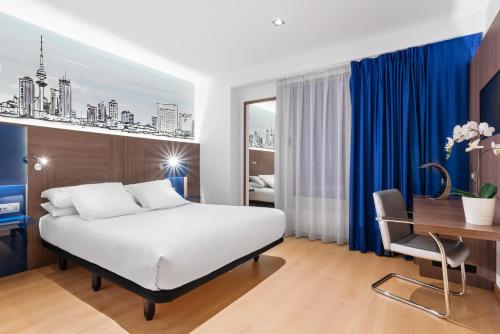 Habitación Doble Estándar - 1 o 2 camas del hotel Eurostars Blue Coruña. Foto 14