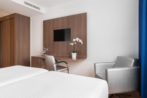 Habitación Doble con terraza - 1 o 2 camas del hotel Eurostars Blue Coruña