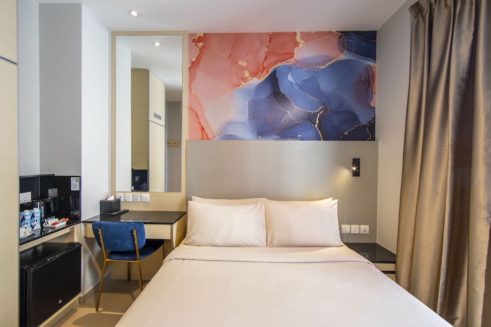 Habitación Estándar con 1 cama doble del hotel Ibis Styles Singapore Albert. Foto 1