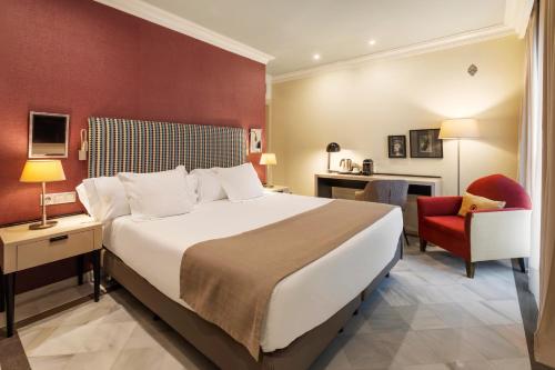 Junior suite 1 Cama queen Vista ciudad Sofá Cama incluido Normal del hotel Vincci Albayzin. Foto 3