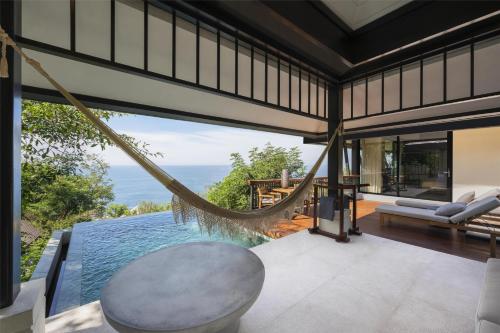 Villa Familiar de 2 dormitorios con piscina y vistas al mar - Cama extragrande y 2 camas individuales del hotel Banyan Tree Cabo Marques. Foto 3