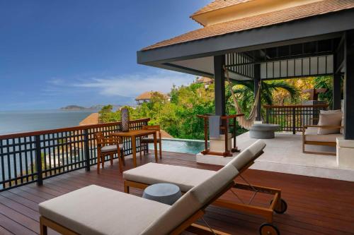 Villa Familiar de 2 dormitorios con piscina y vistas al mar - Cama extragrande y 2 camas individuales del hotel Banyan Tree Cabo Marques. Foto 4