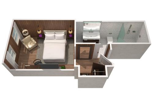 Habitación Superior con cama Queen del hotel The London Edition