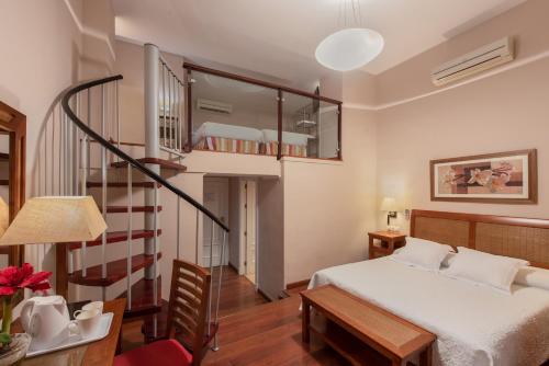 Habitación cuádruple del hotel ANACAPRI