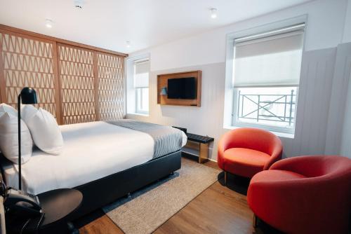 Habitación Doble del hotel Leicester House. Foto 1