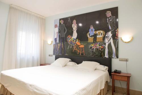 Habitación Doble con balcón - 1 o 2 camas del hotel Los Angeles Granada. Foto 3