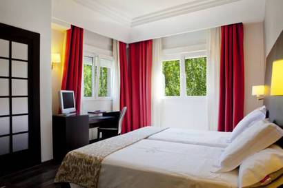 Habitación doble del hotel Crisol Guadalupe