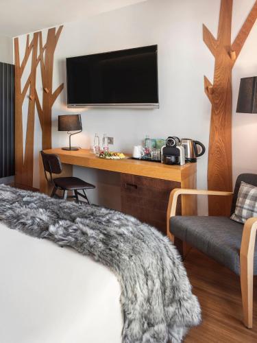 Habitación Deluxe The Level con vistas a la montaña del hotel Melia Sierra Nevada. Foto 4