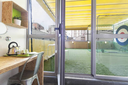 Habitación doble del hotel Urbany Hostel Bcn Go!. Foto 1