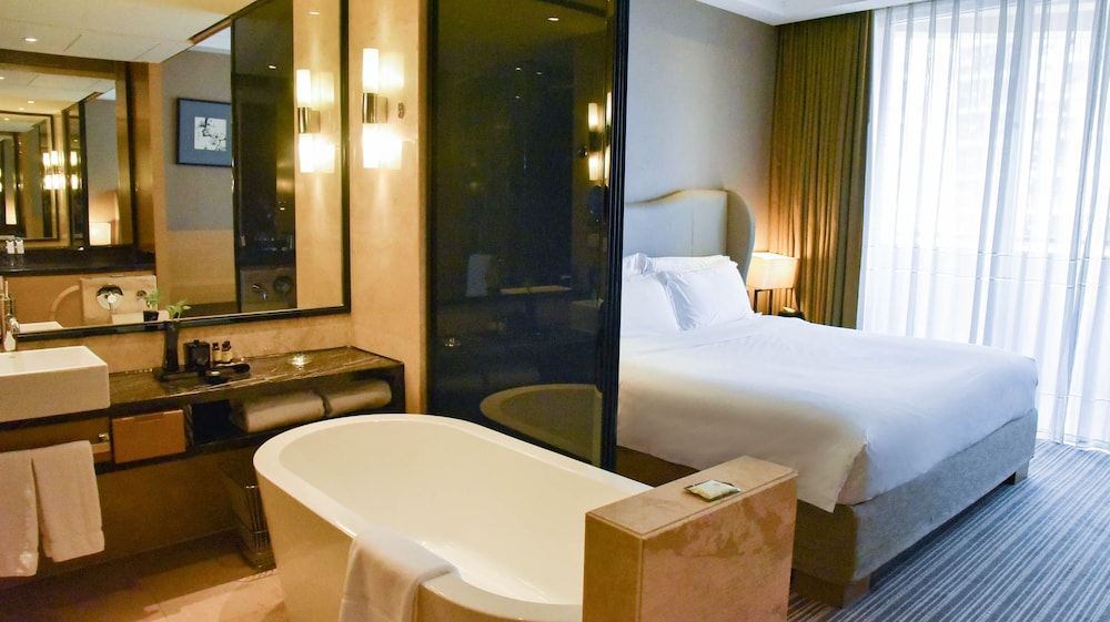 HABITACIÓN DELUXE, 1 Cama King Size, Balcón Privado del hotel Pullman Foshan Shunde. Foto 4