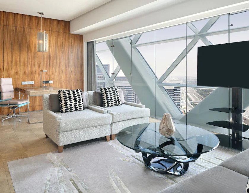 Suite (Capital) del hotel Andaz Capital Gate Abu Dhabi – A Concept By Hyatt