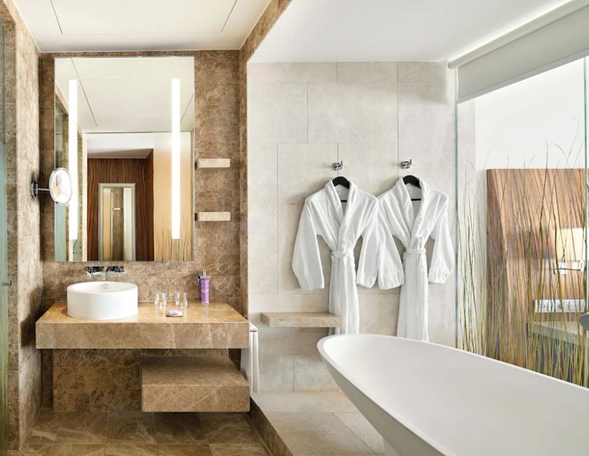 Habitación, 2 camas individuales del hotel Andaz Capital Gate Abu Dhabi – A Concept By Hyatt. Foto 4