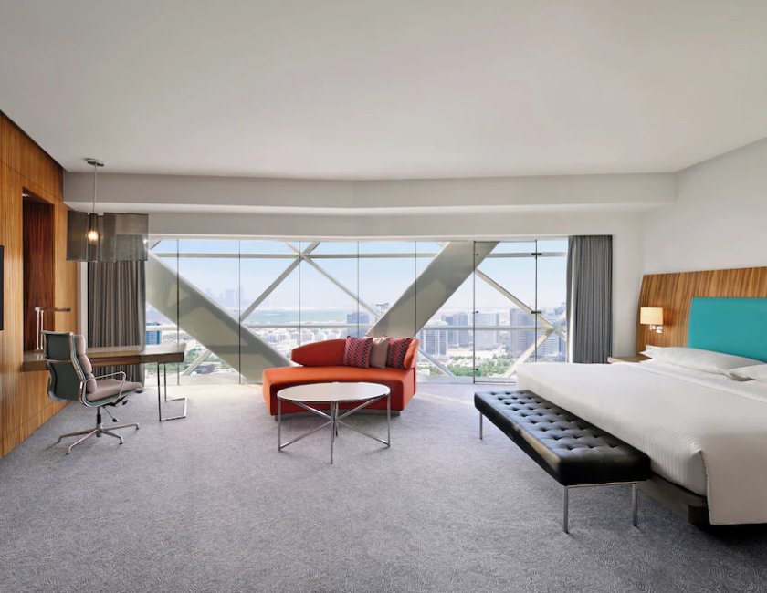 Habitación, 1 cama de matrimonio grande (View) del hotel Andaz Capital Gate Abu Dhabi – A Concept By Hyatt