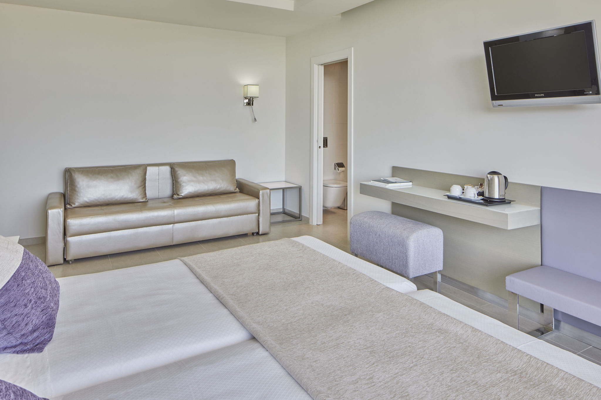 Habitación doble Vista Parcial Mar Superior del hotel Torre Del Mar. Foto 3