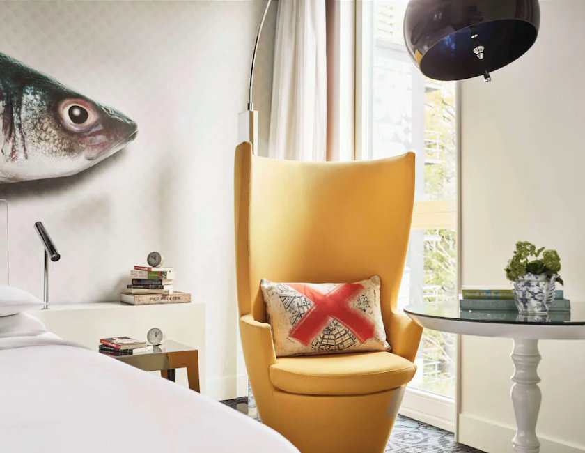 Habitación, 2 camas individuales, vistas al jardín del hotel Andaz Amsterdam Prinsengracht - A Concept By Hyatt
