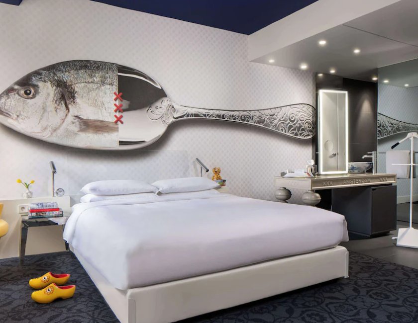 Habitación, 1 cama de matrimonio grande, vistas al canal del hotel Andaz Amsterdam Prinsengracht - A Concept By Hyatt. Foto 4