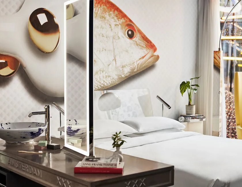 Habitación, 1 cama de matrimonio grande (Atrium) del hotel Andaz Amsterdam Prinsengracht - A Concept By Hyatt. Foto 5